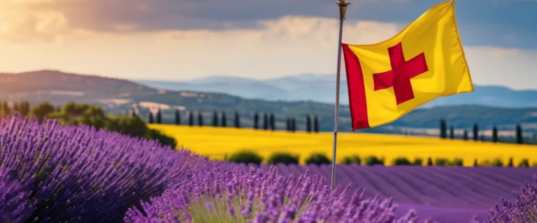 Provence drapeau : Histoire et symboles